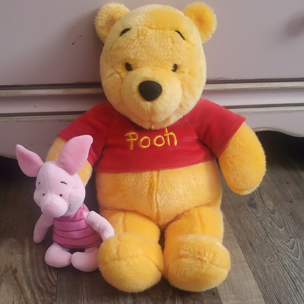 Disney Winnie the Pooh and Piglet Plush Toy Set